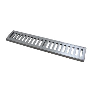 Ralo Grelha Linear com Caixilho em Alumínio Escovado 20x50cm G.D.A. INDUSTRIA E DISTRIBUIDORA DE FUN