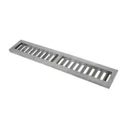 Ralo Grelha Linear com Caixilho em Alumínio Escovado 20x50cm G.D.A. INDUSTRIA E DISTRIBUIDORA DE FUN - 2