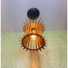 Pendente lustre luminária em MDF encerado - 3