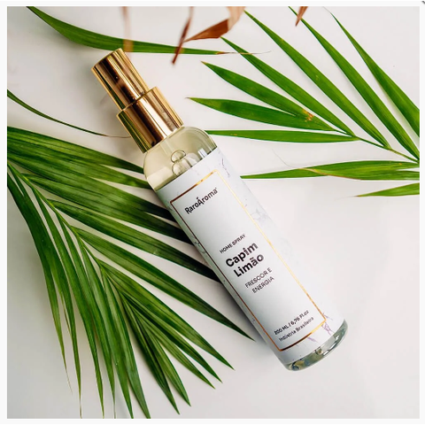 Spray Home 200ml Perfume de Ambiente Sala Quarto Banheiro:capim Limão