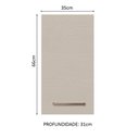 Ver imagem 3 de Armário Aéreo 35 Cm 1 Porta Branco/crema Agata Madesa