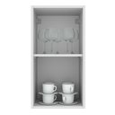 Ver imagem 4 de Armário Aéreo 35 Cm 1 Porta Branco/crema Agata Madesa