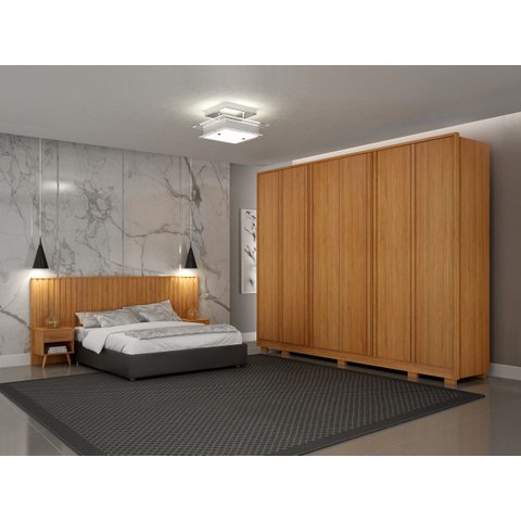 Dormitório Casal 2 Peças 6 Portas Palazzo - Arbo Design