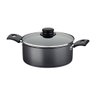 Caçarola Turim Alumínio Antiaderente Chumbo 18cm 2,0l Ptc1 - Tramontina 20261618 - 1