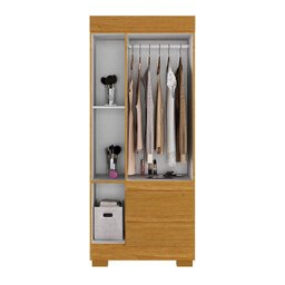 Guarda Roupa Solteiro 3 Portas 2 Gavetas Maya Acp Móveis Cinamomo - 5