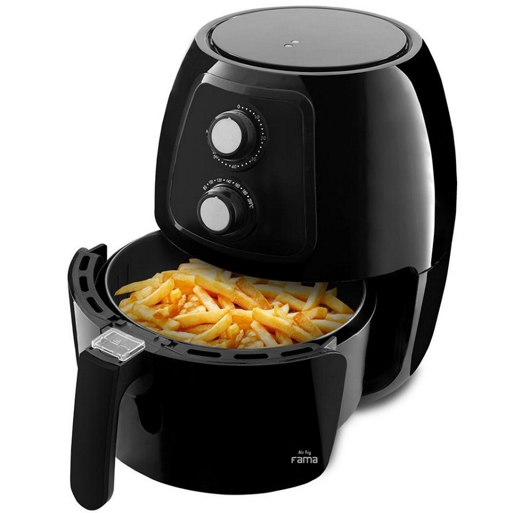 Fritadeira Sem Óleo Air fryer EOS Chef Gourmet 4 Litros Preto com