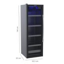 Ver imagem 2 de Cervejeira Expositora 200L Blue Light Porta de Vidro Invertida EXPVQBL200PI 220V - Venax