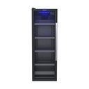 Ver imagem 3 de Cervejeira Expositora 200L Blue Light Porta de Vidro Invertida EXPVQBL200PI 220V - Venax