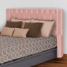 Cabeceira Para Cama Box Emma Luxo Veludo Cores - DS Estofados - Solteiro - Rosa - 4
