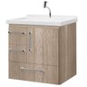 Gabinete de Banheiro Porto Alegre 60cm Cor:barrique-barrique - 1