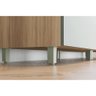Armário Multiuso Lavanderia Marquesa C/ 4 Portas e 4 Gavetas 140cm Nature/verde - Nesher - 10