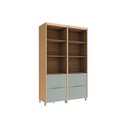 Ver imagem 4 de Armário Multiuso Lavanderia Marquesa C/ 4 Portas e 4 Gavetas 140cm Nature/verde - Nesher