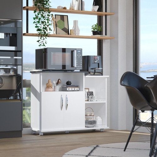 Fruteira Balcão Preta Armazenamento Cozinha De Micro-ondas Decore com Amor Armário para Cozinha - 5