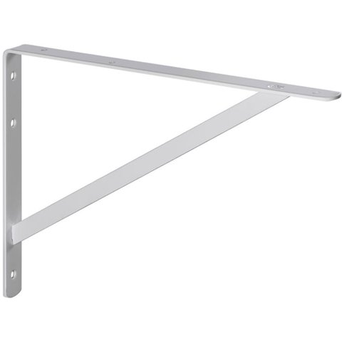 Mão Francesa Leve 50 Cm Branca - Mfl-50-br - Multivisão Multivisao