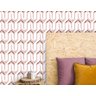 Papel de Parede Geométrico Rose Gold 3 Arte Destaque 2 Metros - 1