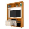 Estante Home Theater Flávia Cinamomo/off White para Tv até 50” - Madetec - 1