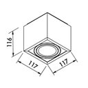 Ver imagem 2 de Spot de Sobrepor Newline Box Par 20 E27 Bivolt Branco e Preto