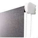 Ver imagem 5 de Persiana Rolo Translúcida Breeze Cinza Escuro 140 (L) x 160 (A) cm Cortina Screen Solar 1,40 X 1,60