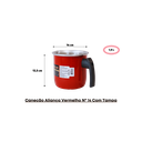 Ver mais imagens de Canecão Aliança com Tampa Colorido Nº 14 Rizzolar - Versatilidade e Praticidade para Sua Cozinha