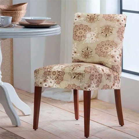 Capa para Cadeira em Malha Estampada