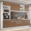 Ver imagem 1 de Armário de Cozinha Completa 310cm Branco/Rustic Glamy Madesa 02
