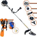 Ver imagem 1 de Roçadeira Profissional Anmax Cg430b À Gasolina 43cc 1,7hp Multifuncional 5 Opções de Corte
