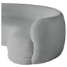 Sofá Curvo 3 Lugares Sala de Estar Recepção Noruega 180cm Bouclé - Amarena Móveis Sala de Estar,hall - 5