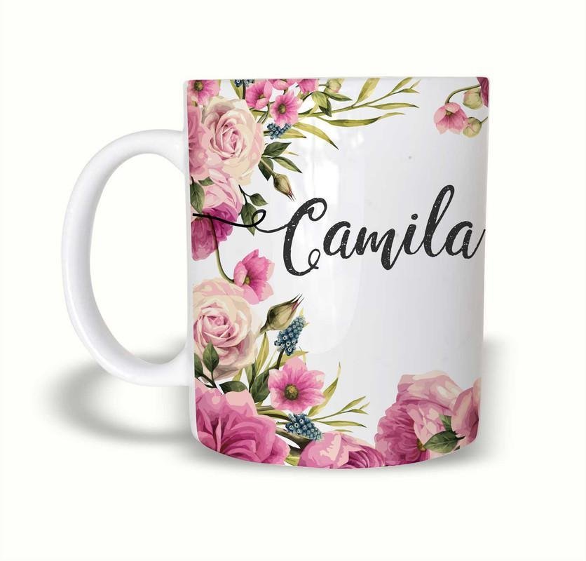 Caneca Presente Especial De Natal Polímero Camila 325Ml - 1