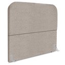 Ver imagem 1 de Cabeceira Queen 160 Cm com Frame Alana Boucle Bege Escuro Artte