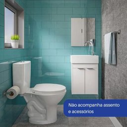Bacia com Caixa Acoplada 3/6l Saveiro Duo Celite - 2