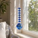 Ver imagem 2 de Cristal Suncatcher Jardim Feng Shui Azul