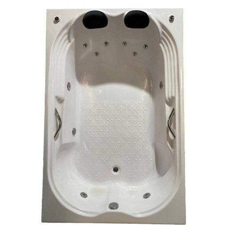 Banheira Dupla Lindóia Completa com Hidro em Acrílico - 1.40x1.10x0.40 - 127v