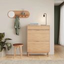 Ver imagem 2 de Mancebo Shay com Espelho 30 Cm X 90 Cm Tauari