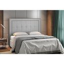 Ver imagem 4 de Cabeceira para Cama Box Queen 160cm Wellbe Linho Cinza - Sallar Home