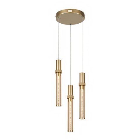 Lustre Pendente Astraled Nyla Pt-9144 Dourado LED Bivolt