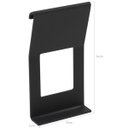 Ver imagem 3 de Suporte Para Celular Encaixe Barra De Cozinha Grafite Schmitt