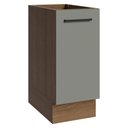 Ver imagem 1 de Balcão de Cozinha 35 cm 1 Porta (sem Tampo) Rustic/Cinza Agata Madesa