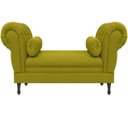 Ver imagem 2 de Recamier Grécia 160x50 Suede Mostarda - Dominic Decor Grecia