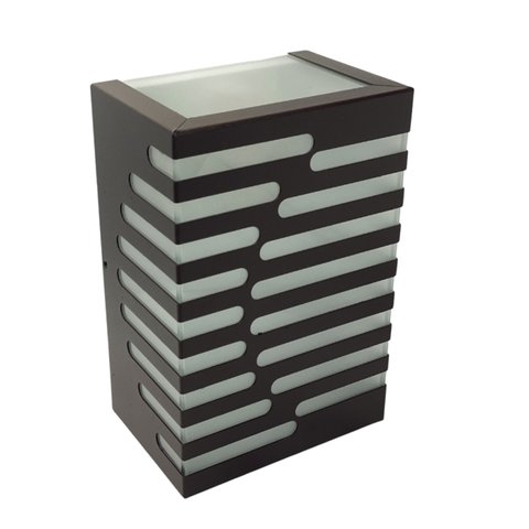 Arandela 6223 Alumínio Marrom para lâmpada E27 ou LED