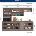 Ver imagem 3 de Cozinha Completa Modulada Olivia 12 Portas 2 Gavetas