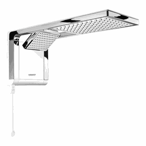 Chuveiro Lorenzetti Eletronico 220/7800 Acqua Duo Black Cromado - Lorenzetti