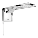Ver imagem 1 de Chuveiro Lorenzetti Eletronico 220/7800 Acqua Duo Black Cromado - Lorenzetti