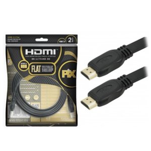 Cabo Hdmi Flat Gold 2,0m: Performance Audiovisual
