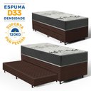 Ver imagem 3 de Cama Box com Colchão de D33 Iso 3000 Gazin + Auxiliar de Espuma Unique Solteiro 88cm