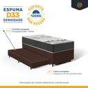 Ver imagem 5 de Cama Box com Colchão de D33 Iso 3000 Gazin + Auxiliar de Espuma Unique Solteiro 88cm