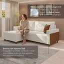 Ver imagem 4 de Sofá Linving com Chaise Confort 238cm 4 Lugares Milão