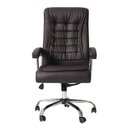 Ver imagem 7 de Cadeira de Escritório Presidente Alta Executiva Ergonômica Giratória Molas Ensacadas Pillow Top