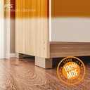 Ver imagem 6 de Cômoda 8 Gavetas 100% MDF Barcelona Bege/Off White/Carvalho