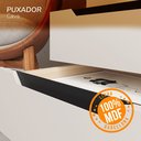 Ver imagem 4 de Cômoda 8 Gavetas 100% MDF Barcelona Bege/Off White/Carvalho