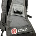 Ver imagem 6 de Mochila Casual 18" Notebook Trava Cadeado - Cinza - Kimtino